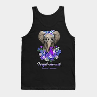 alzheimers warrior unbreakable Tank Top